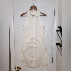 NEW AllSaints Mel White Shirt dress size 0